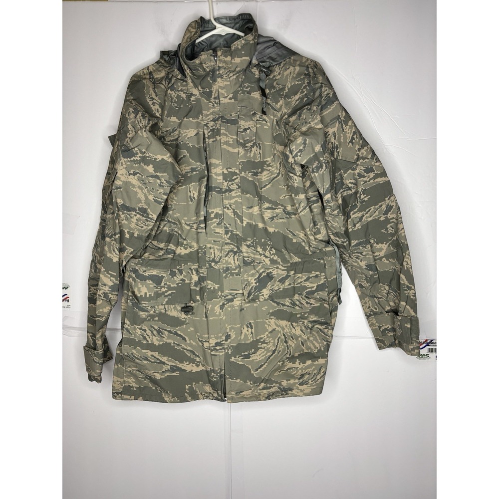 US Air Force Jacket Mens Small reg APECS‎ Tiger Stripe Camo NSN 8415-01-547-3491